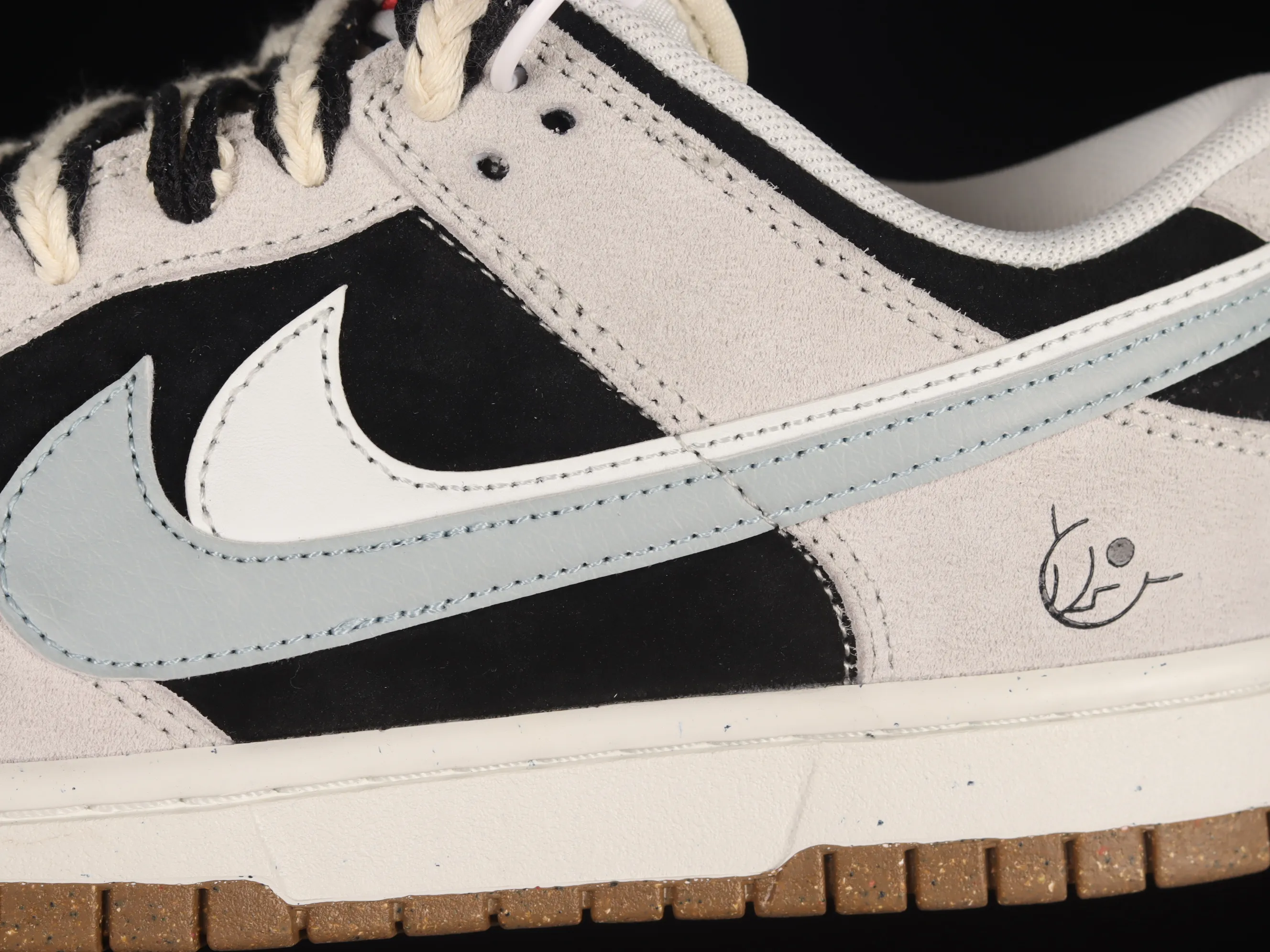 All categories Nk SB Dunk series Nk SB Dunk Low low-top sneakers Nk SB Dunk Low "85" black gray SB low-top sports and leisure sneakers DO9457-118